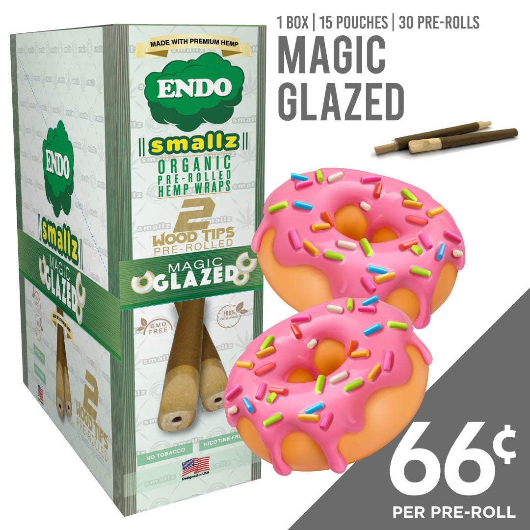 Endo Hemp Smallz Wood Tip Blunt PreRoll Box ENDO HEMP WRAP